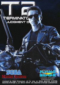 T2 The Arcade Game PAL Sega Master System PAL box art